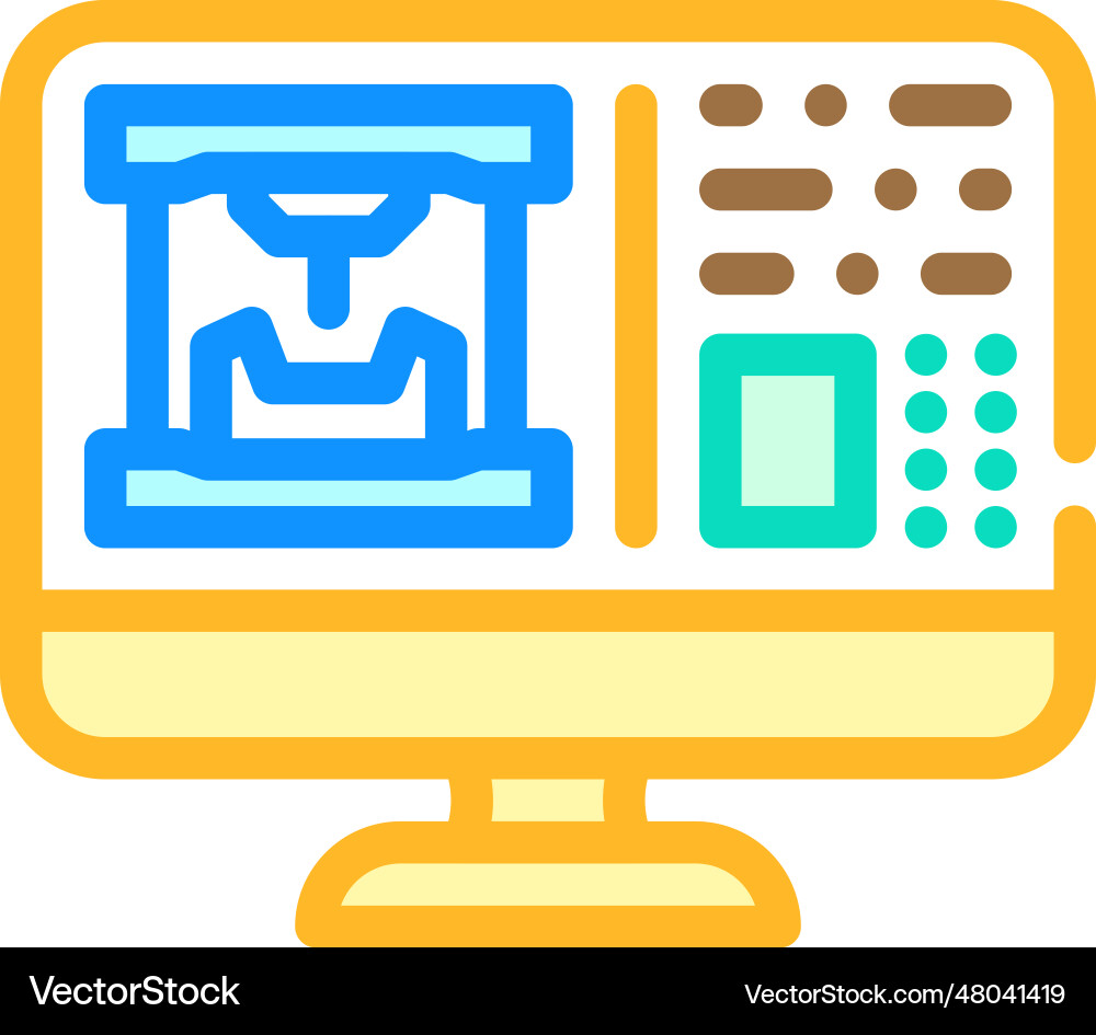 Tool design mechanical engineer color icon Tool design mechanical engineer color icon Vector Image