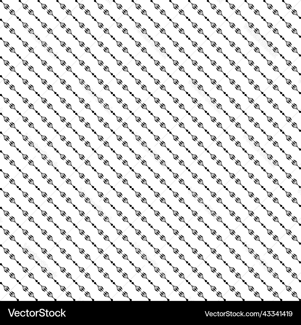 Two color seamless pattern with elements Vector Image