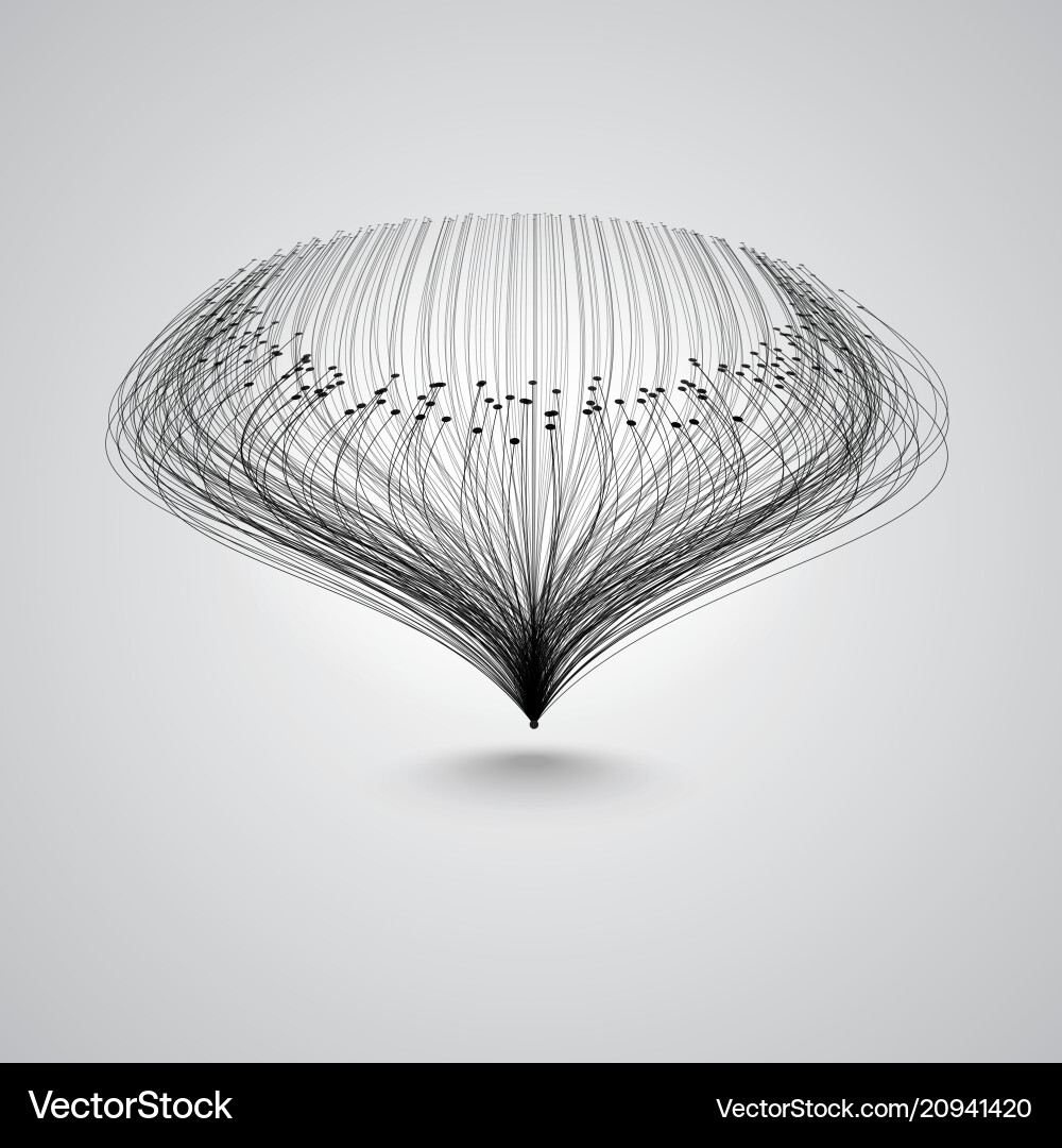 Abstract Data Vortex vector image