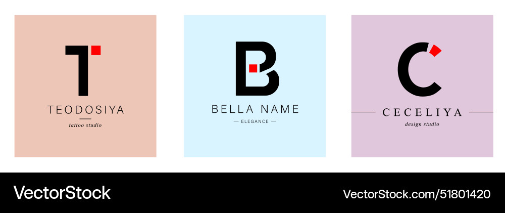 Bundle minimalistic logos monogram of letters c Bundle minimalistic logos monogram of letters c vector image