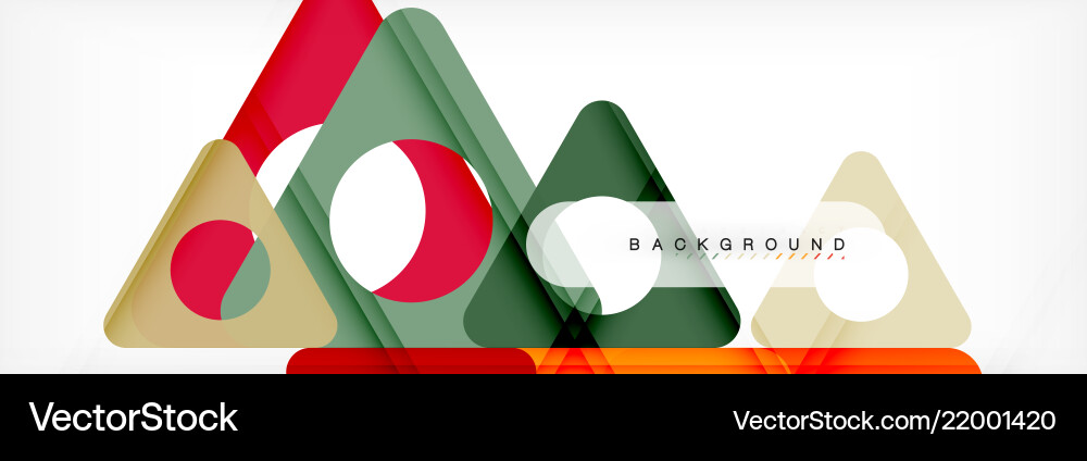 Geometric background circles and triangles shapes Geometric background circles and triangles shapes Vector Image