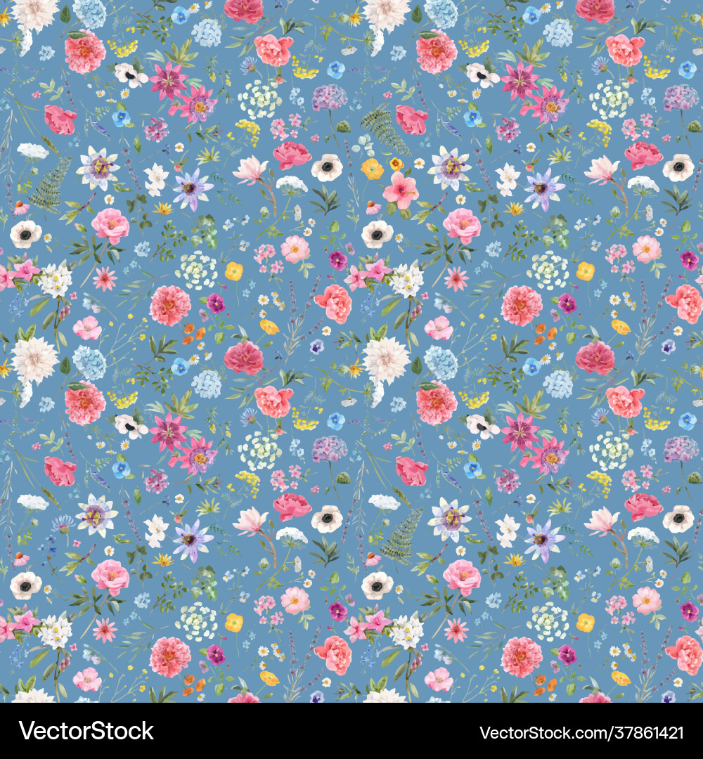 Beautiful seamless floral pattern Beautiful seamless floral pattern Vector Image