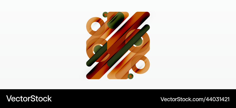 Lines geometric background stripes and rings Lines geometric background stripes and rings vector image