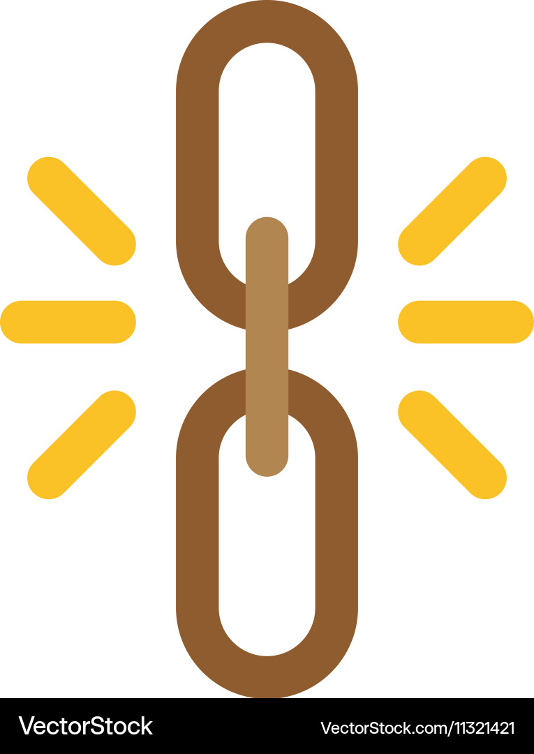 Link building Vector Image