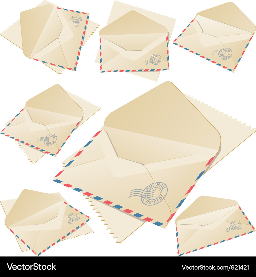 Old mail Vector Image