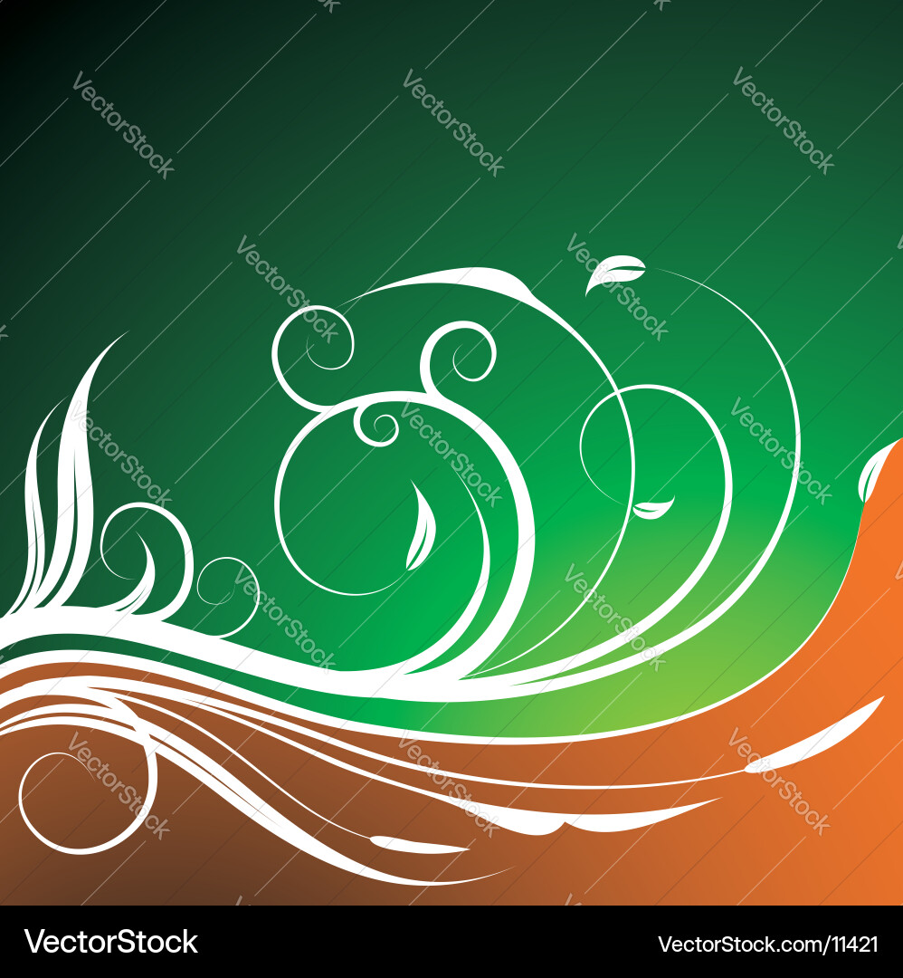 Spring background vector image