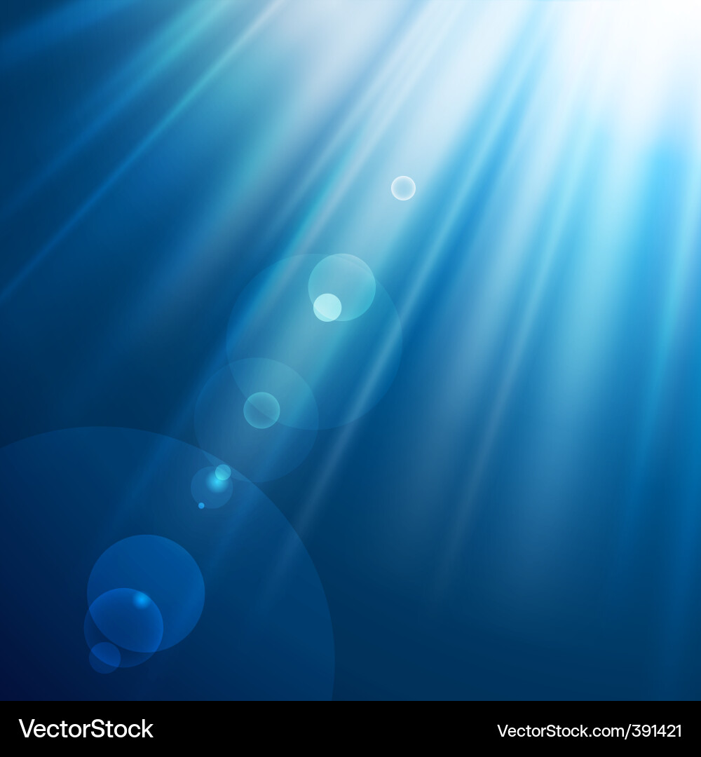 Sun on a blue sky Royalty Free Vector Image - VectorStock