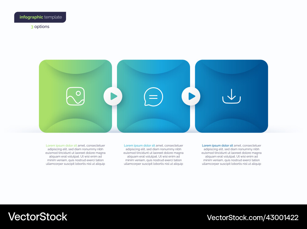 Abstract gradient minimalistic infographic Abstract gradient minimalistic infographic vector image