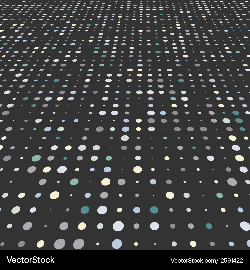 Abstract soft color dots with of depth vector image