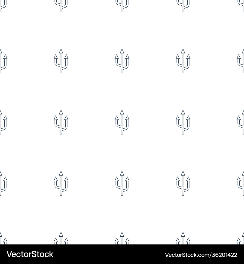 Arrow icon pattern seamless white background Vector Image