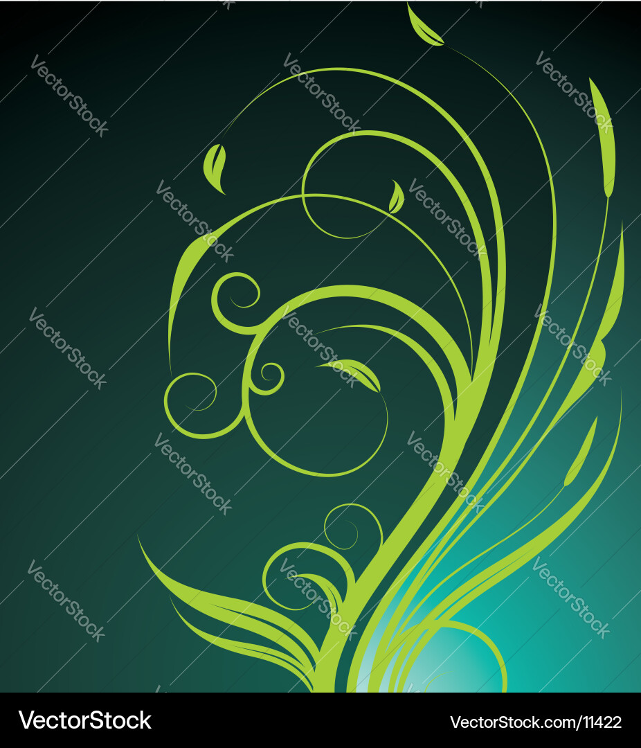 Floral Spring Backdrop Vector Image
