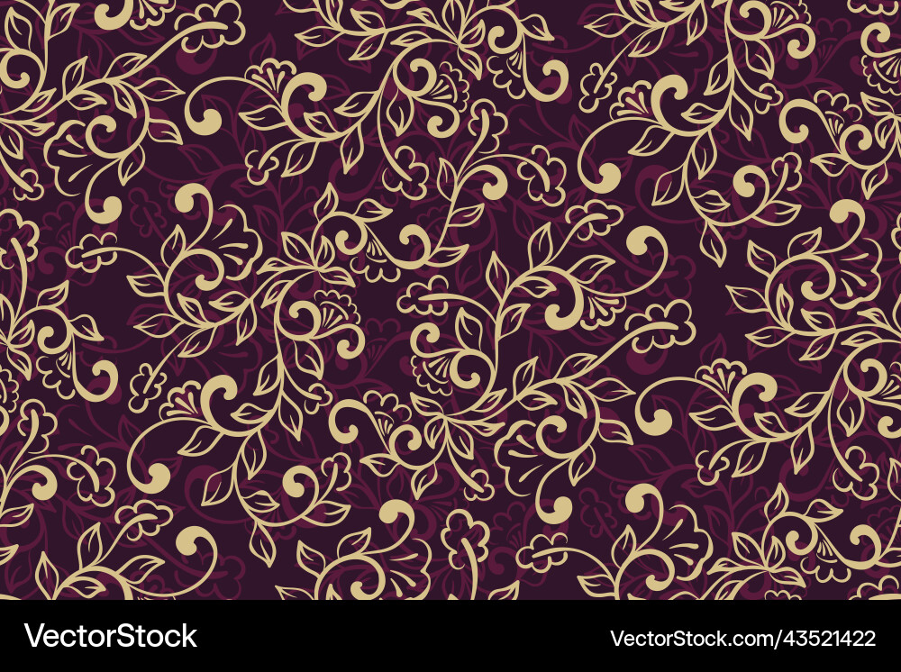 Flower seamless pattern element elegant texture Flower seamless pattern element elegant texture vector image