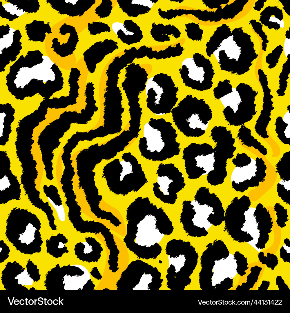 Leopard imitation seamless pattern Leopard imitation seamless pattern vector image