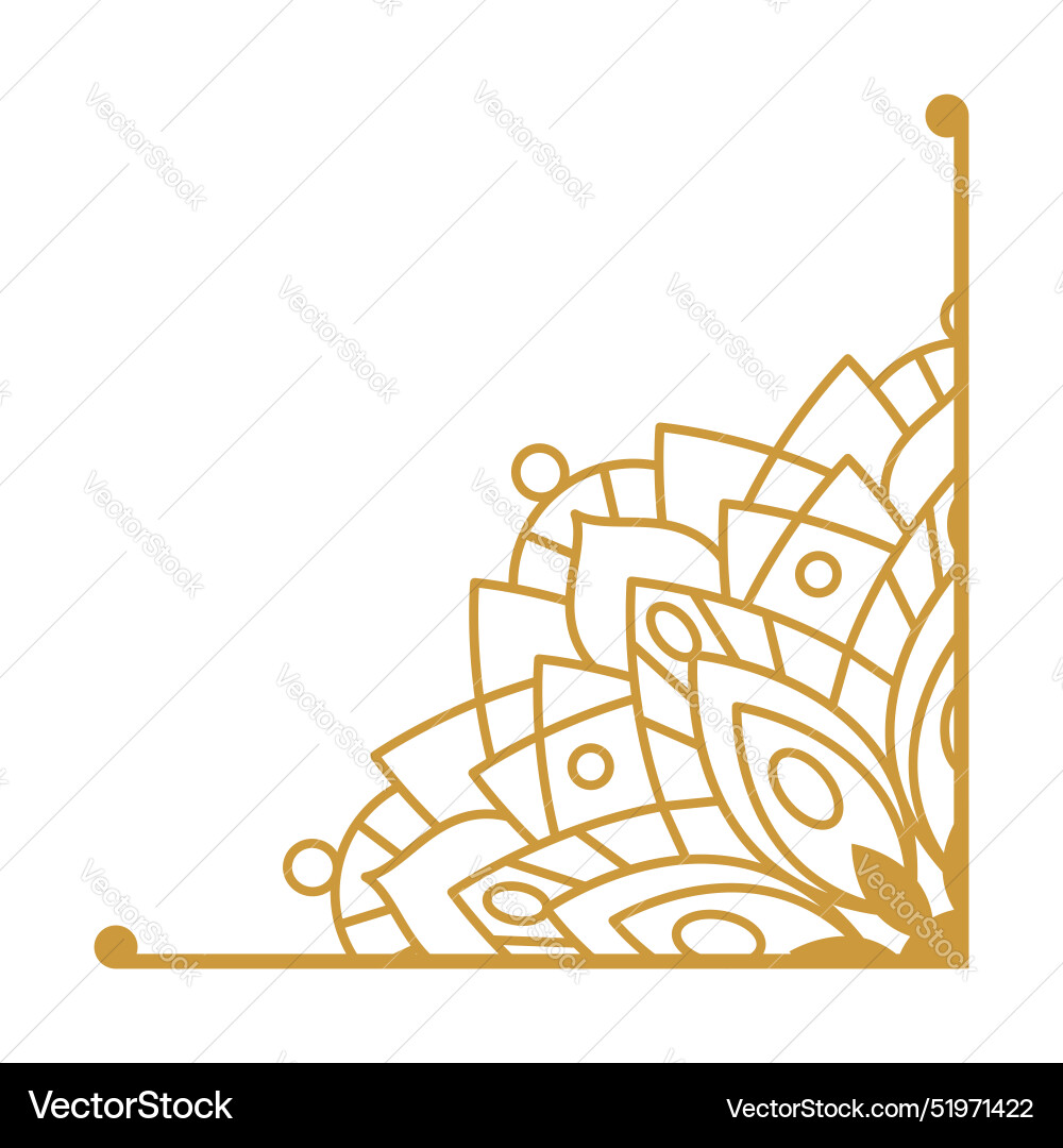 Mandala design element collection set Vector Image