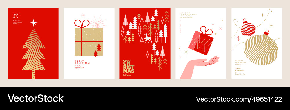 Merry christmas and happy new year Merry christmas and happy new year vector image