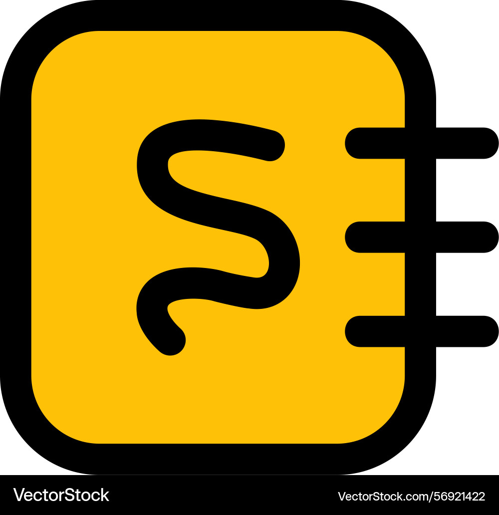 Notepad sketchpad icon design Vector Image