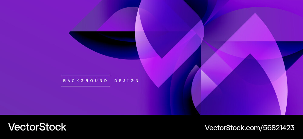 Abstract purple background dynamic shapes overlap Abstract purple background dynamic shapes overlap vector image