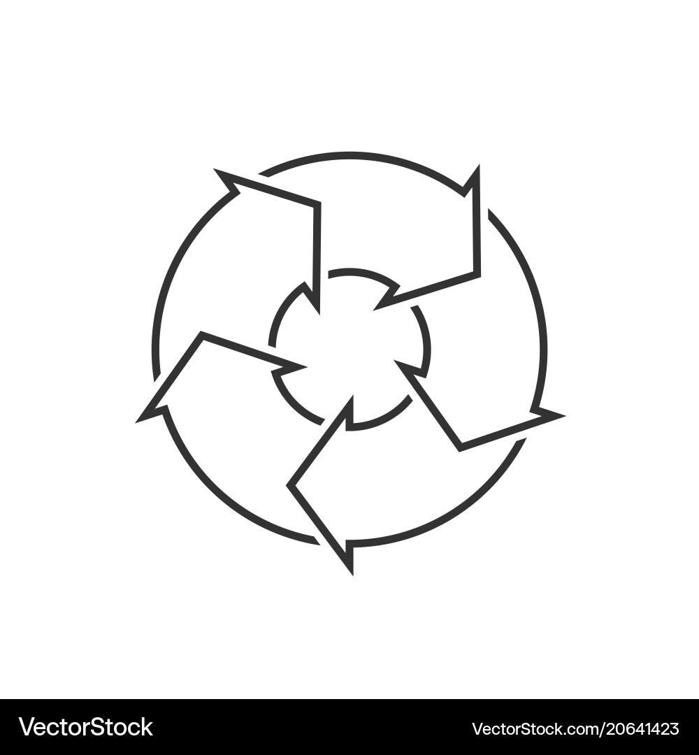 Circular Progress Steps Chart Vector Image