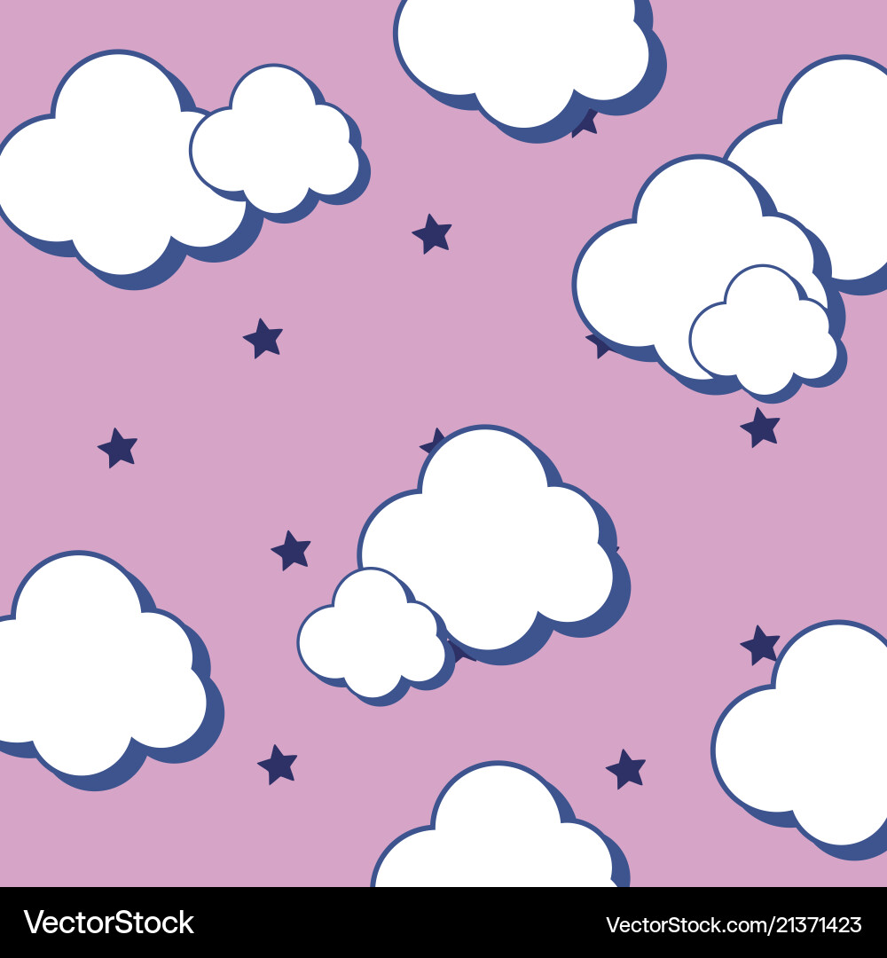 Clouds background design vector image