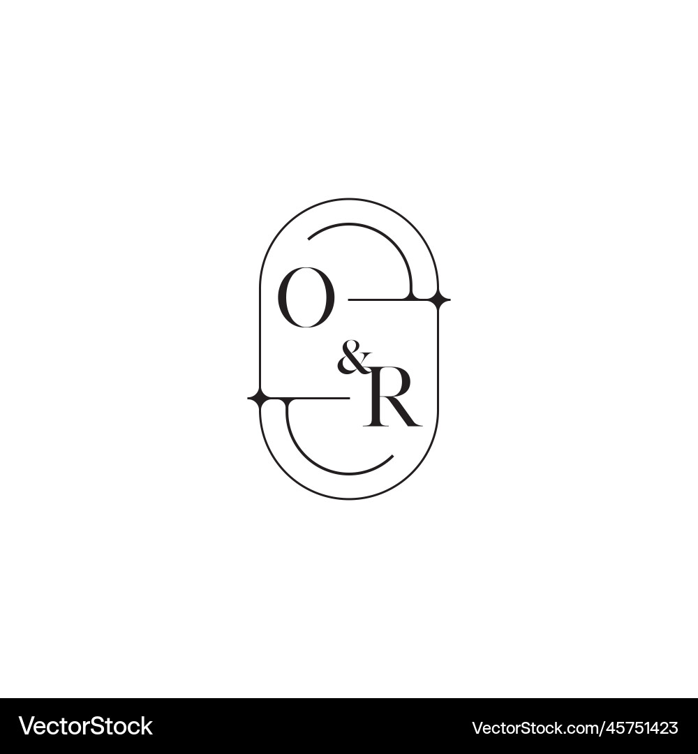 Line simple initial concept with high quality Vector Image