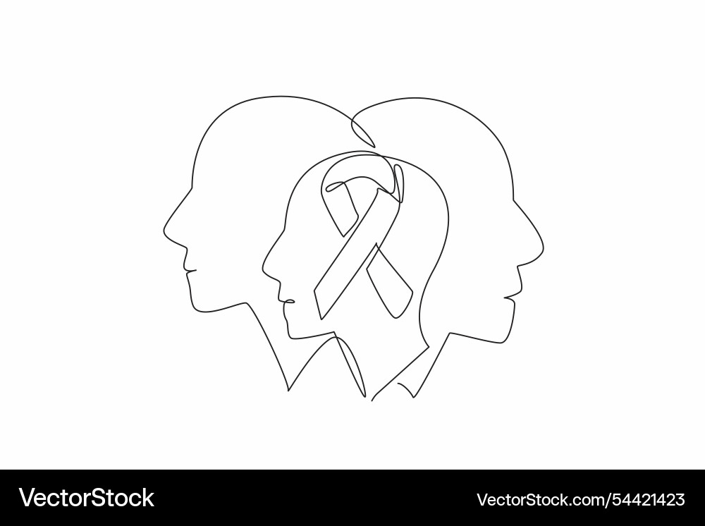 Single one line drawing three overlapping Single one line drawing three overlapping Vector Image