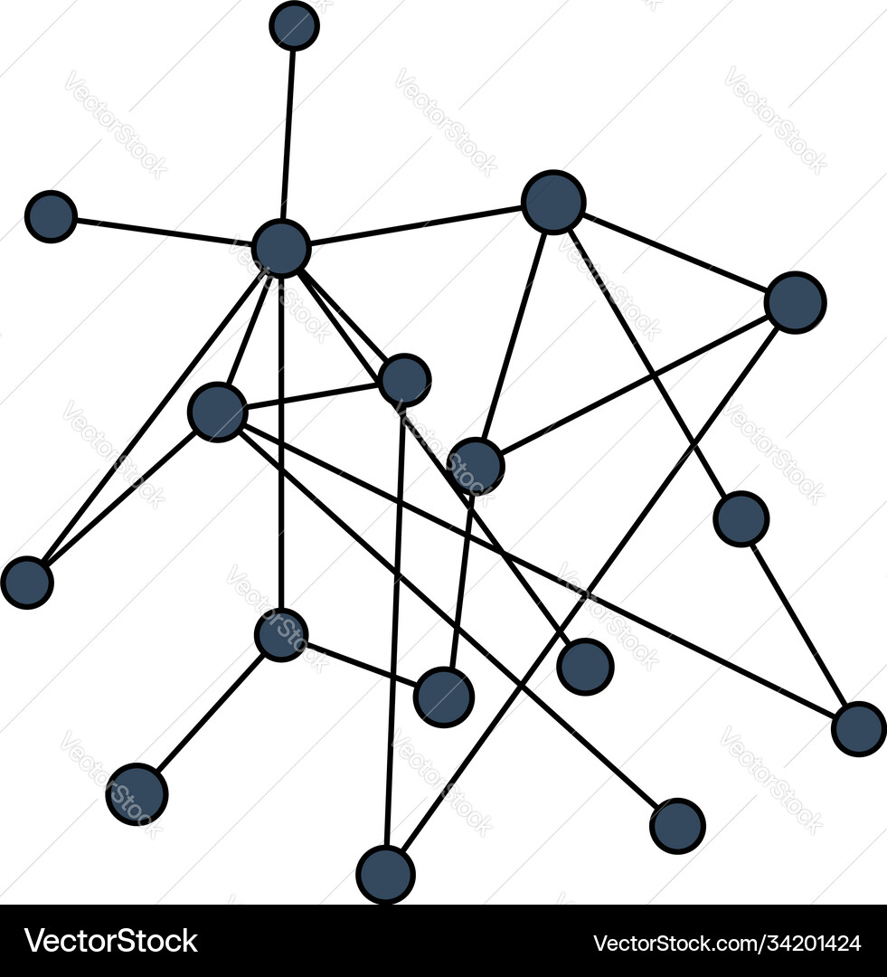 Connection net icon Connection net icon vector image