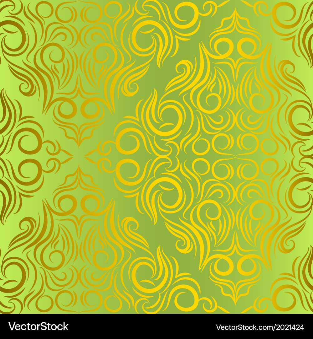Damask pattern vector image