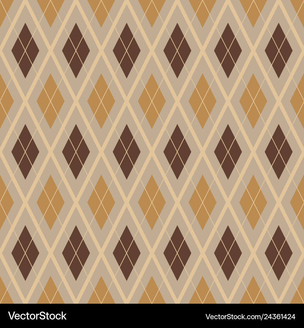 Diagonal Argyle Pattern vector image