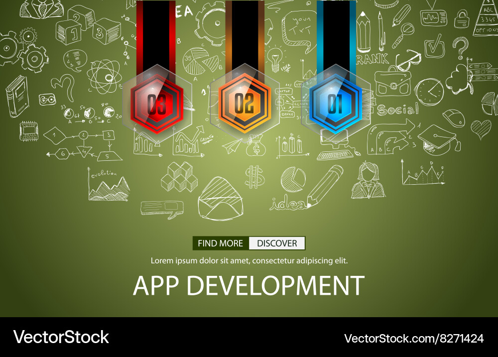 Infographics complex layout with option buttons vector image