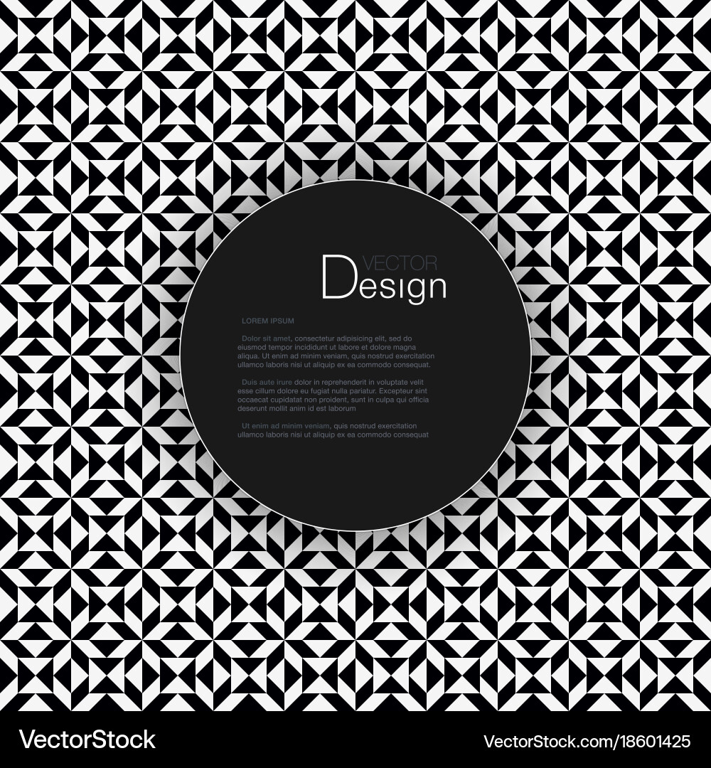 Abstract background with text box vector image