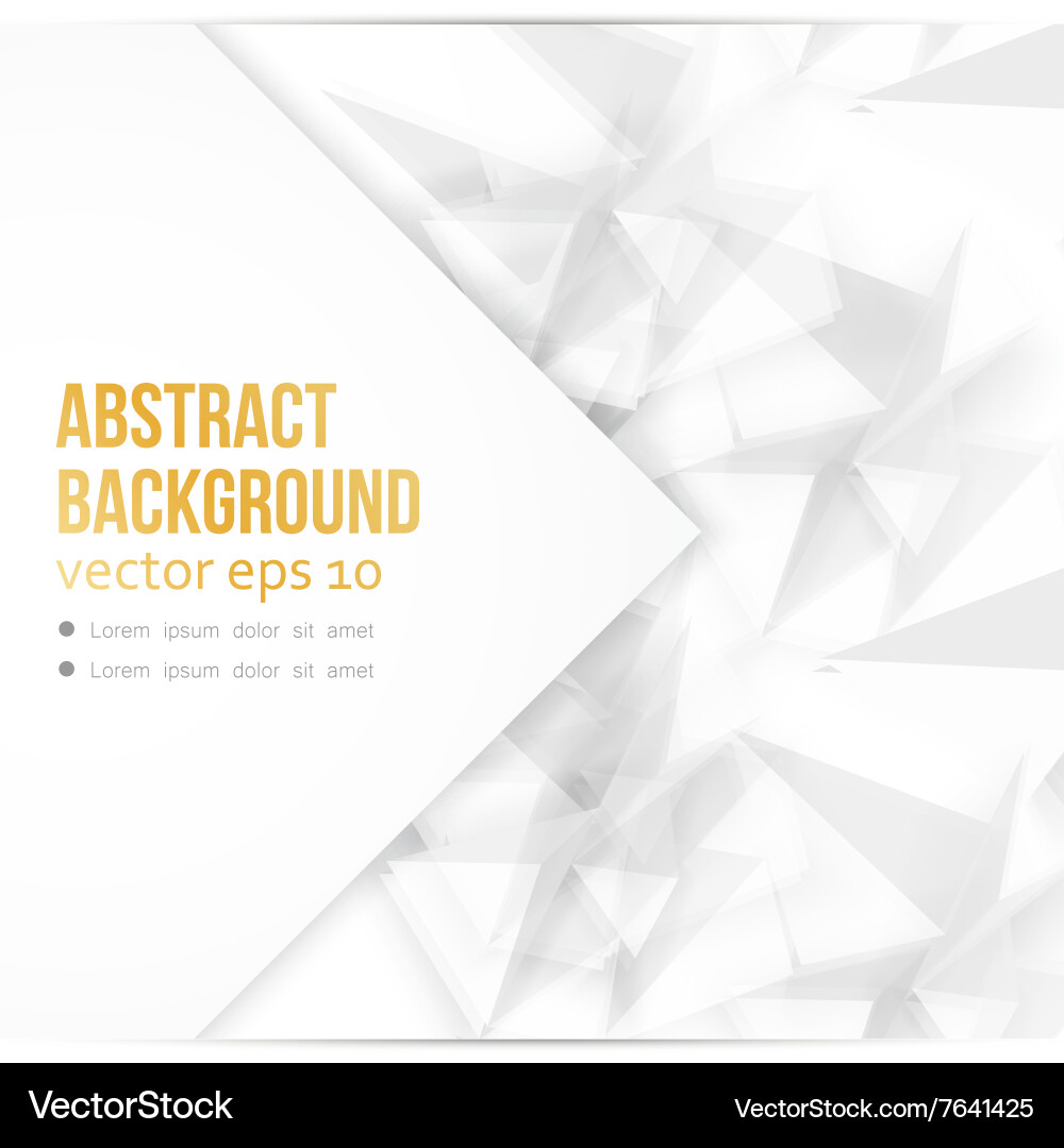 Background abstract polygon triangle vector image