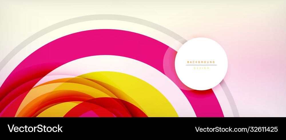 Trendy simple circle abstract background dynamic Trendy simple circle abstract background dynamic Vector Image