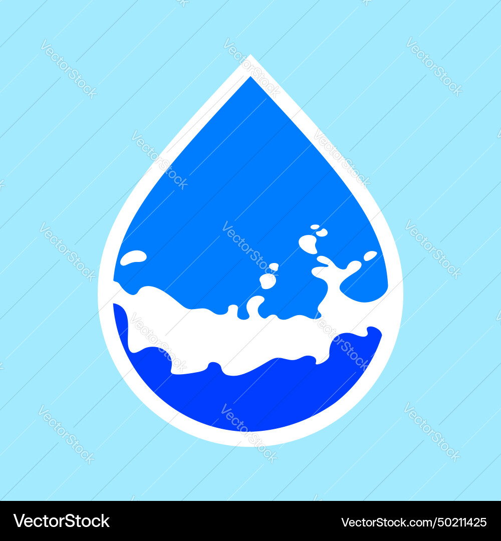 Wassertropfen-Symbol kann für Logo oder Markennamen verwendet werden Wassertropfen-Symbol kann für Logo oder Markennamen verwendet werden vektorbild
