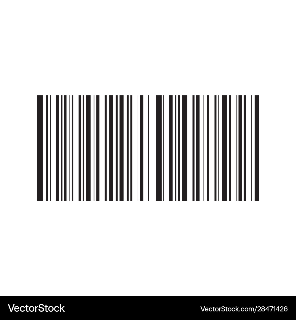 Barcode icon bar code for web Barcode icon bar code for web vector image