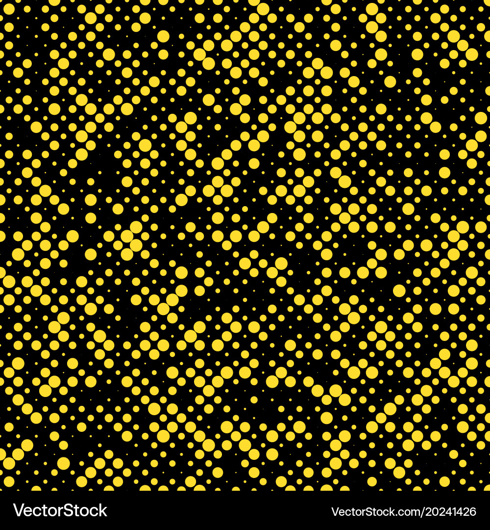 Chaotic halftone circle pattern background from vector image