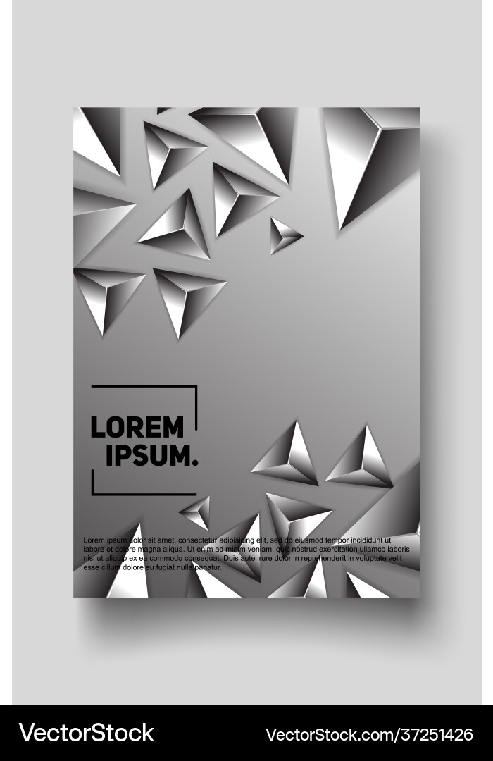 Cover design template set with abstract triangle Cover design template set with abstract triangle vector image