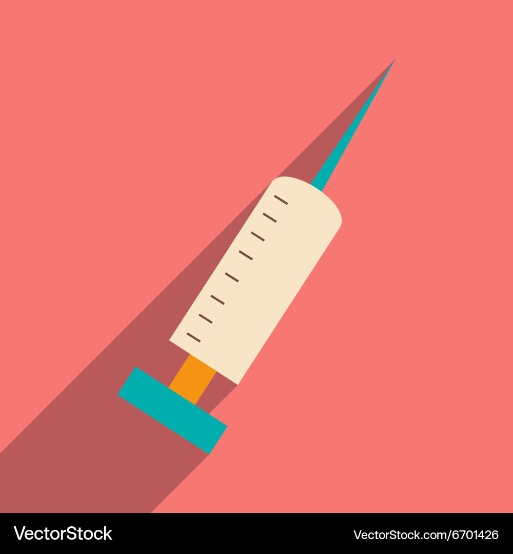 Flat with shadow icon and mobile application Vector Image