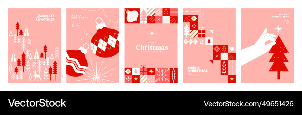 Merry christmas and happy new year Merry christmas and happy new year vector image