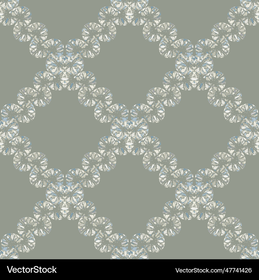 Mosaic chainlink grid pattern background Mosaic chainlink grid pattern background vector image