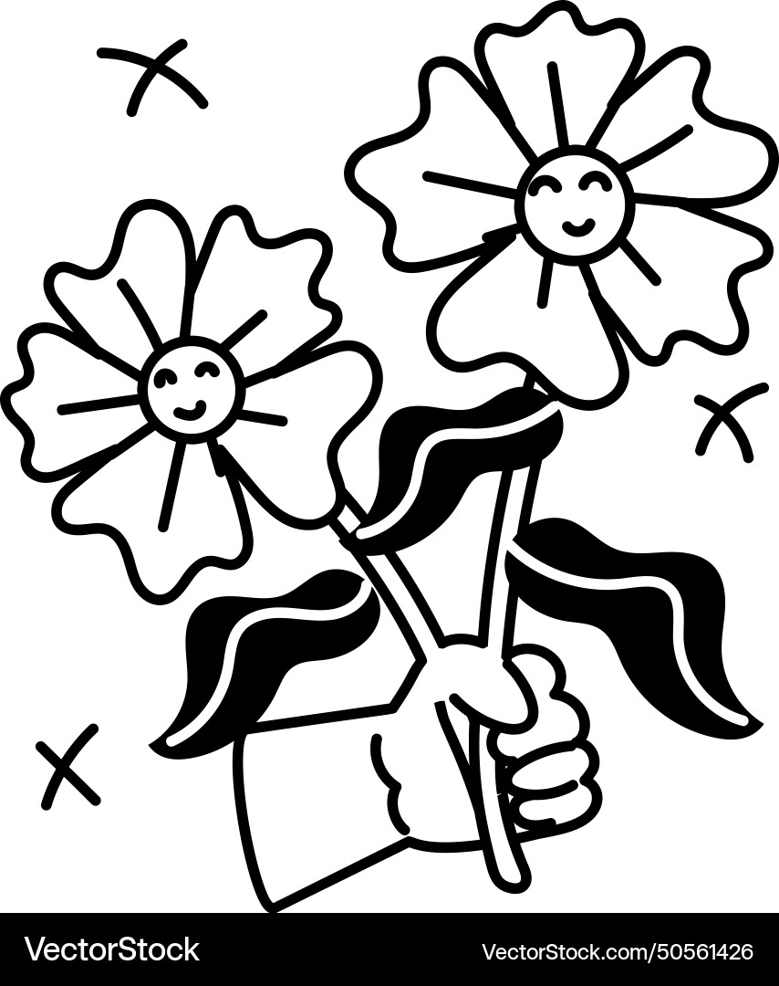 Spring flowers Royalty Free Vector Image - VectorStock