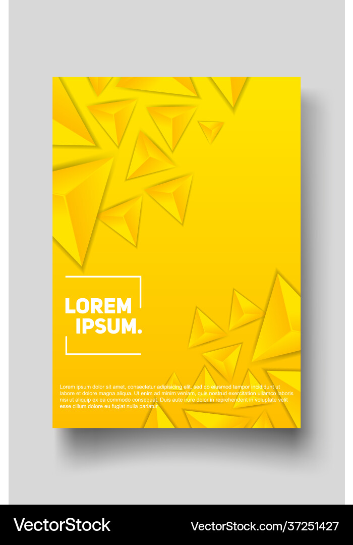 Cover design template set with abstract triangle Cover design template set with abstract triangle vector image