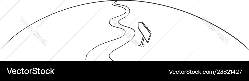 Forward Path & Way Forward Vektorbild