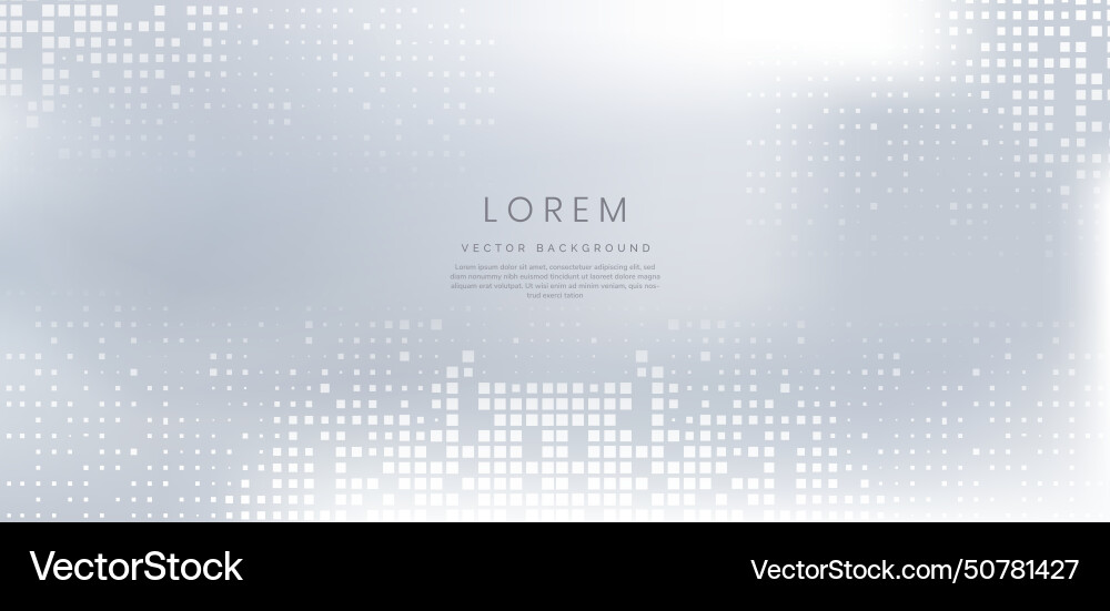 Modern Grey Square Pattern Background vector image