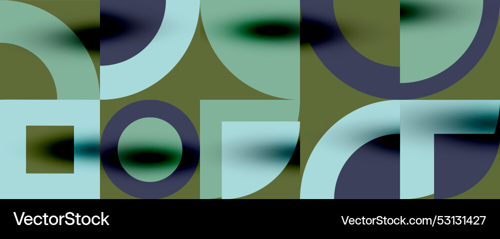 Neo memphis geometric pattern with circles Neo memphis geometric pattern with circles vector image