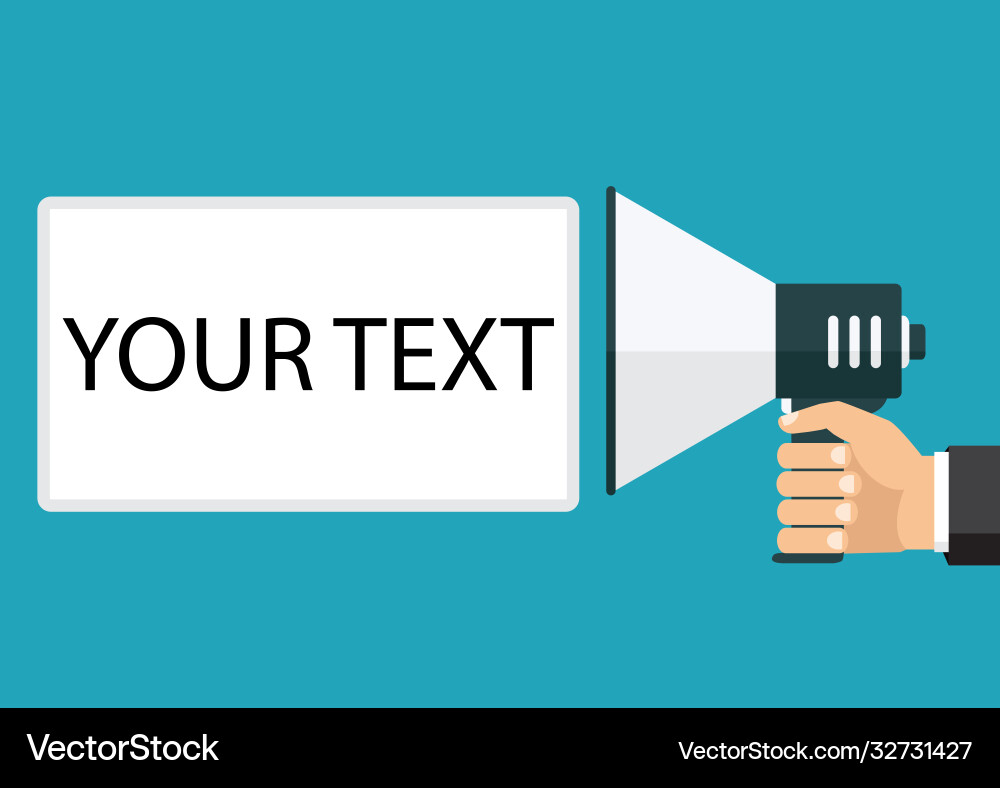 Put your own text here background template Put your own text here background template vector image