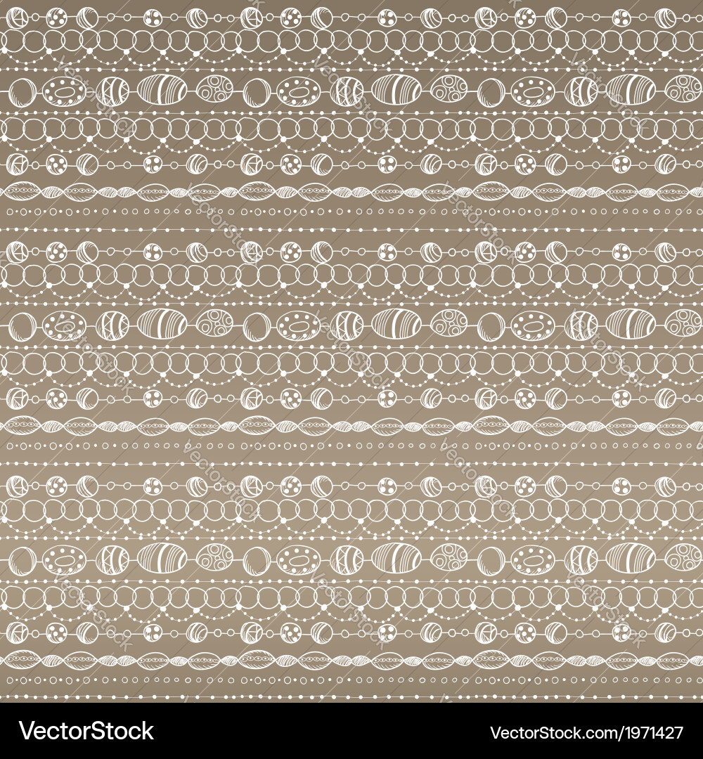 Seamless pattern with lacy design vector image
