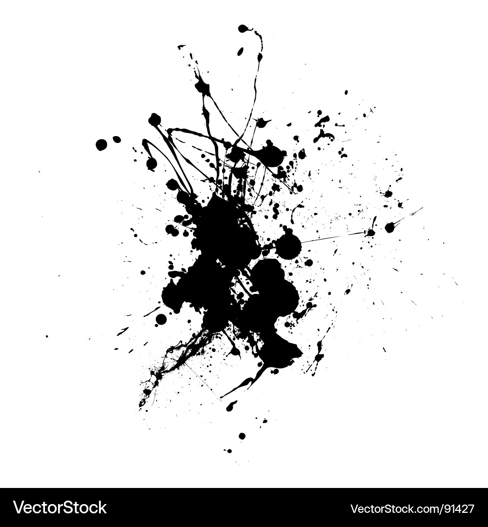 Splatter Royalty Free Vector Image - VectorStock