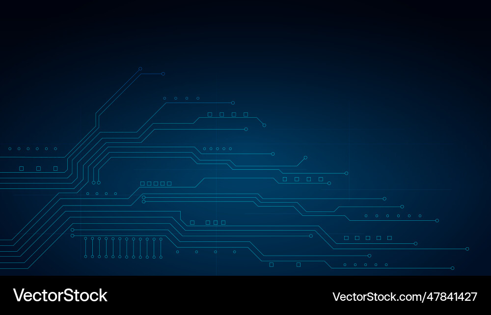 Technology background with hi-tech digital data Technology background with hi-tech digital data vector image