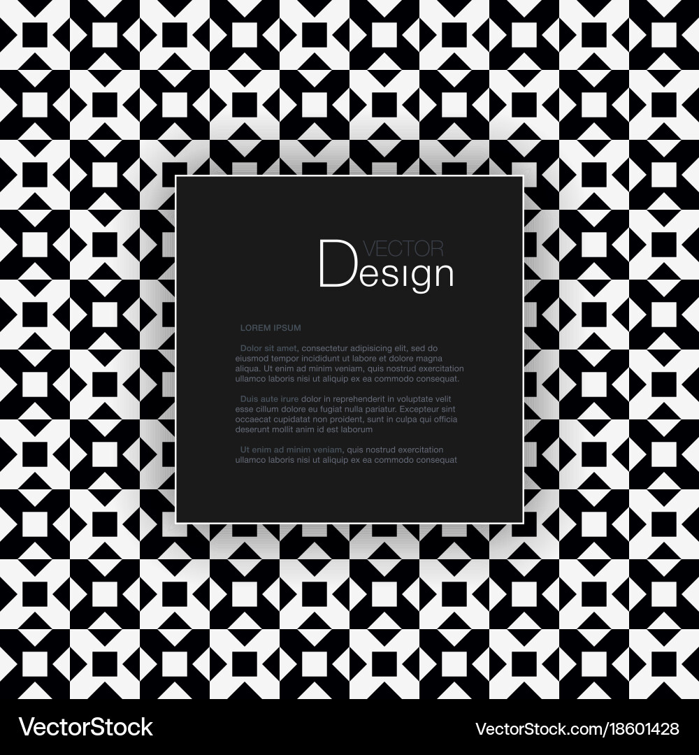 Abstract background with text box vector image