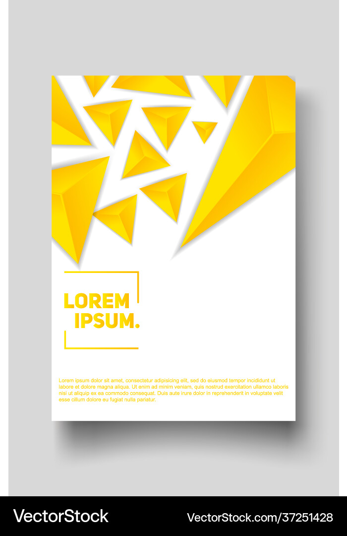 Cover design template set with abstract triangle Cover design template set with abstract triangle vector image